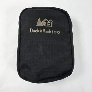 REI Duck's Back 100 Black Accessories Pouch Only 7x4.5 Belt bag